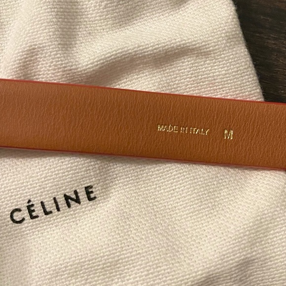 Celine Red Leather Wrap Bracelet - Picture 7 of 7